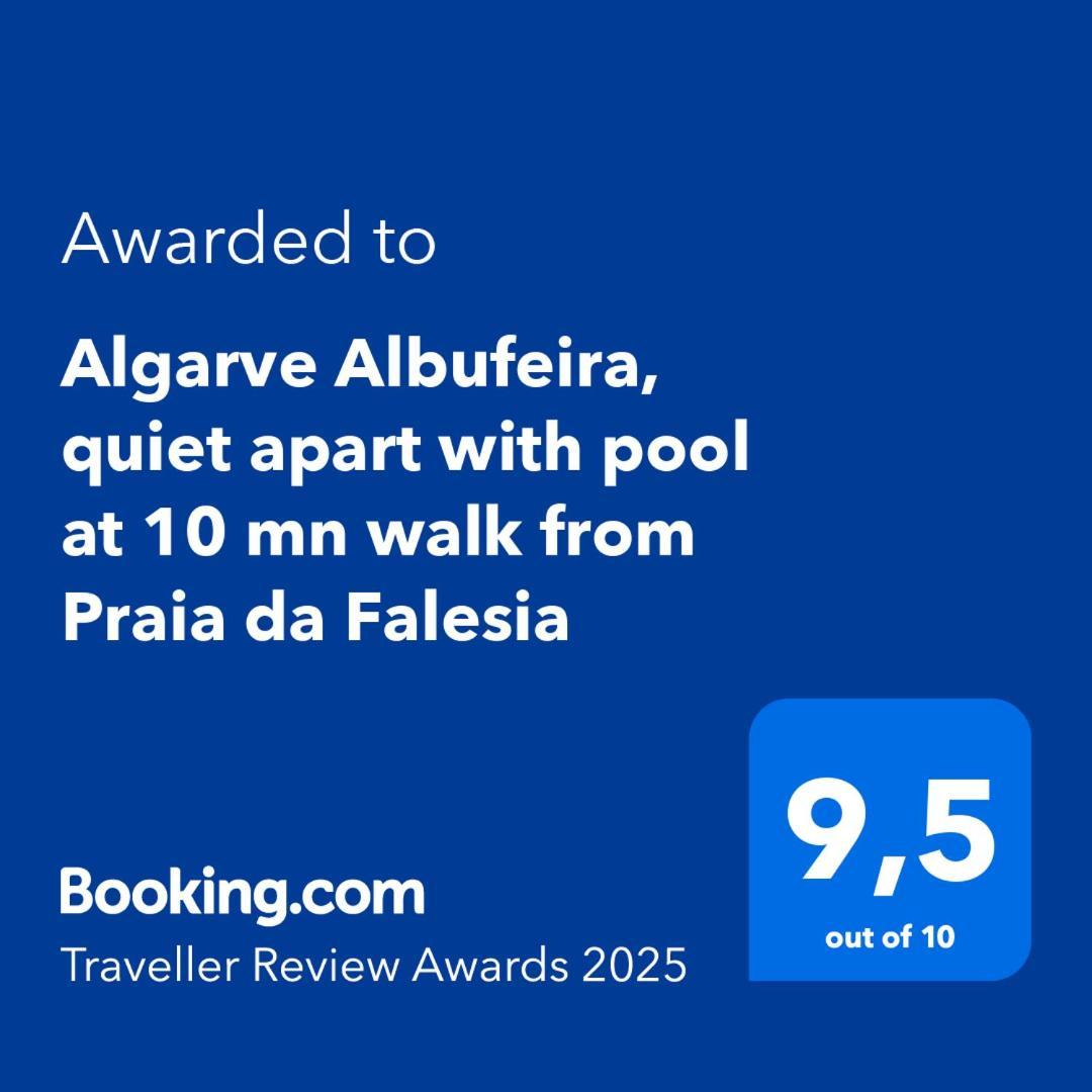Algarve Albufeira, Quiet Apart With Pool At 10 Mn Walk From Praia Da Falesia Ольюш-ди-Агуа  Экстерьер фото